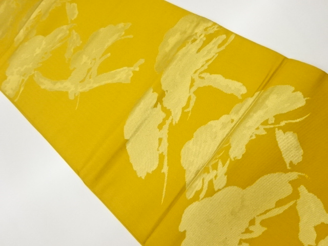 抽象松模様織出し袋帯